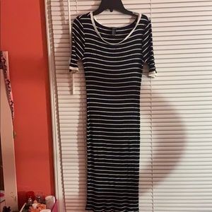 Striped Bodycon Dress